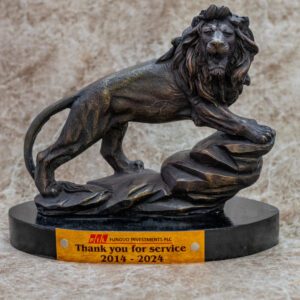 Customized Lion Cold Cast Sculpture