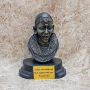 Maasai Woman Cold Cast Sculpture
