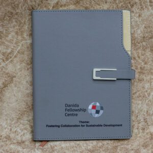 Personalized Grey Executive Notebook