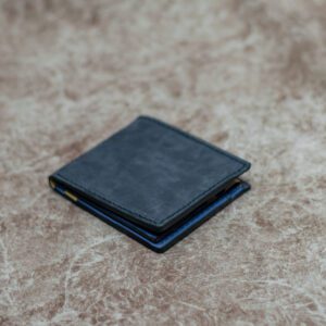 Grey Brandable Leather Wallet