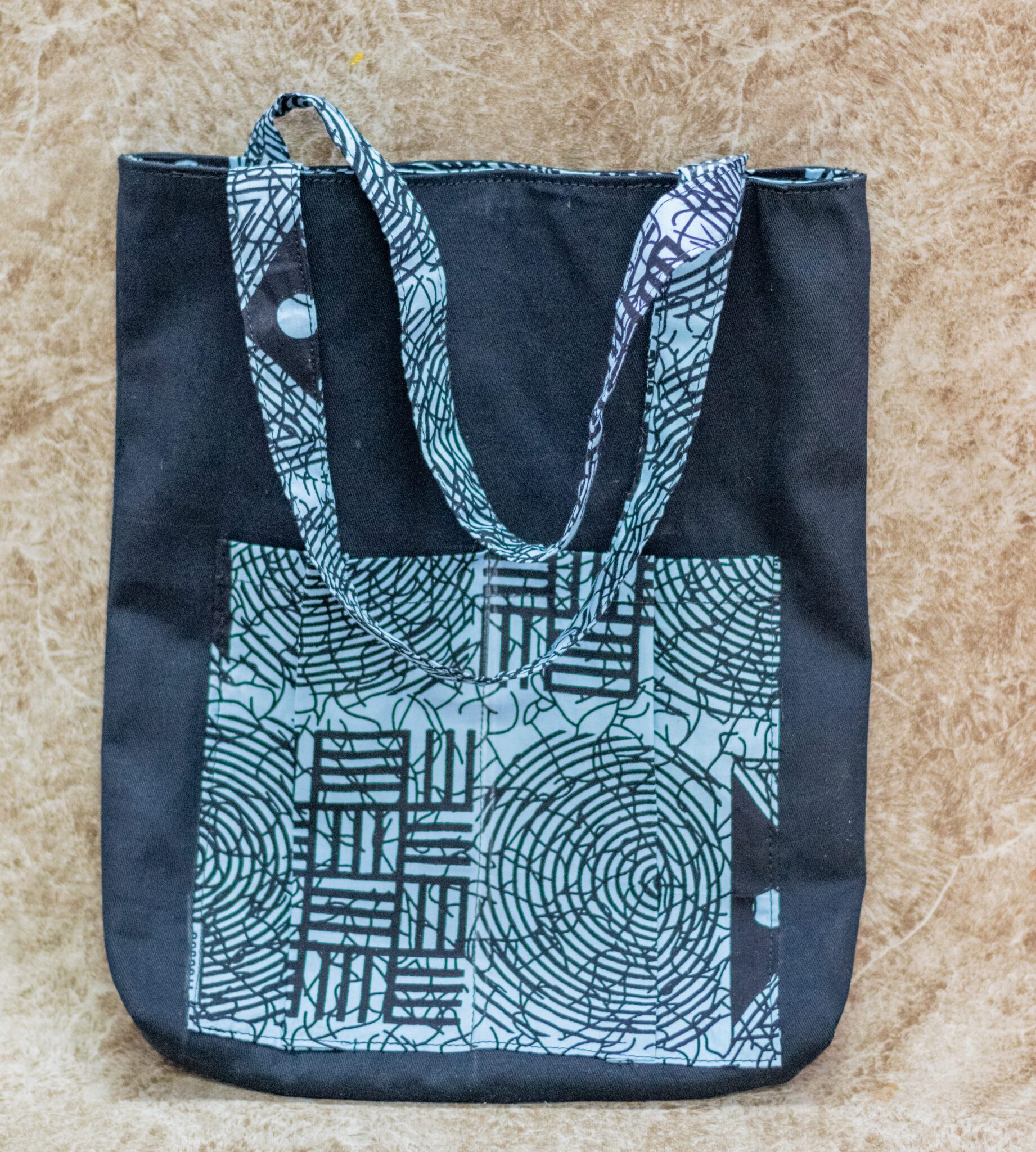 Tote Bag With Ankara Touch