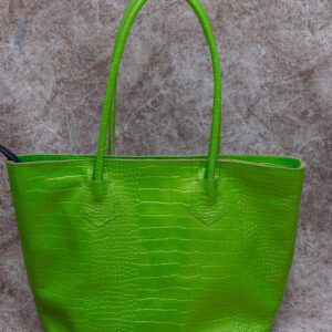 2 in 1 Pure Leather Green Fashion Hand bag