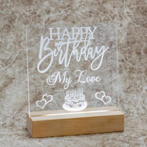 Birthday Customized Acrylic Plaque Award