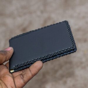 Classic Black Leather Bifold