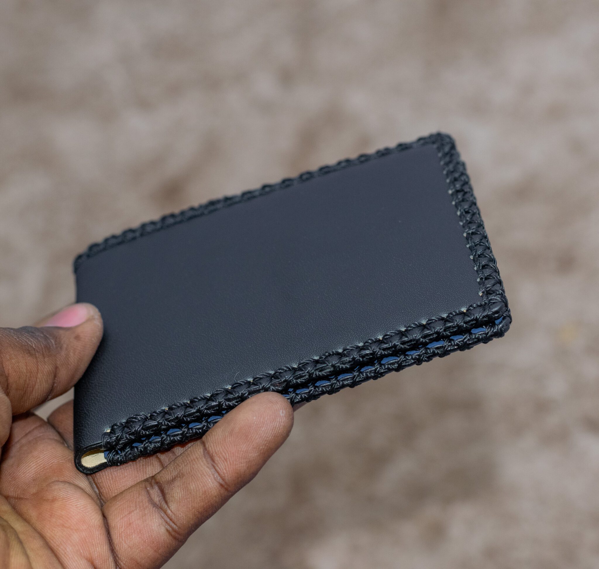 Classic Black Leather Bifold