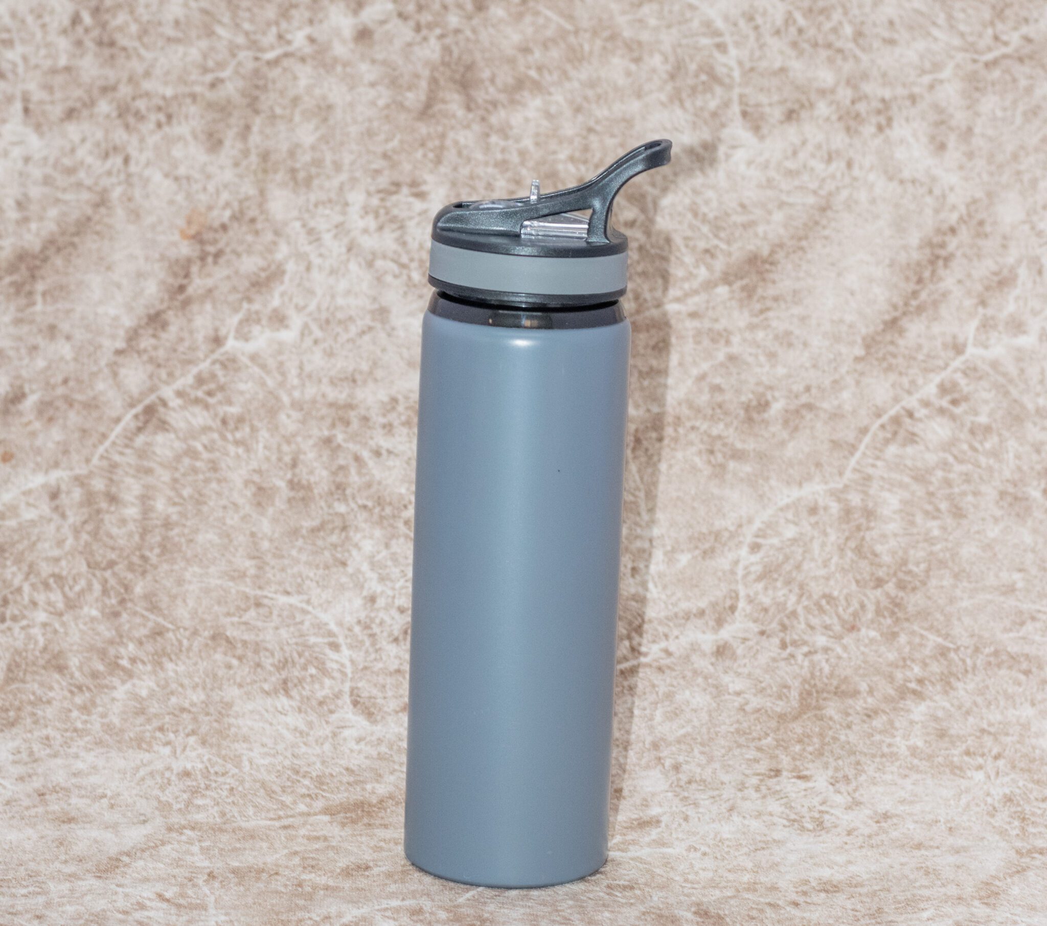 Grey Metallic Water Bottle 750ml
