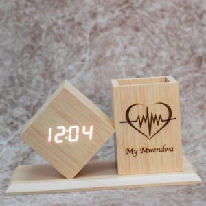 Personalized Wooden Desk Organizer