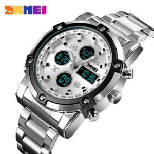 SKMEI Men's Wrist Watches, Waterproof Military Analog Digital