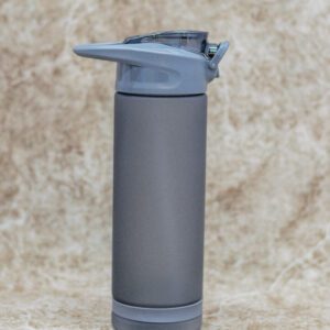 Customizable Plastic Black Water Bottle