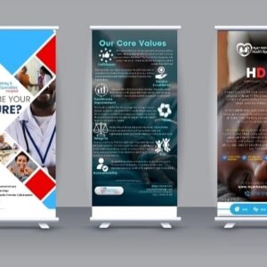 Narrow Base Display Stand 200cmx85cm