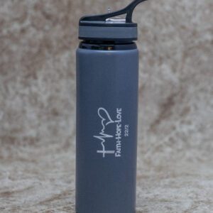 Branded Metallic Water Bottle