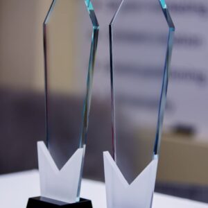 Unique Design Crystal Trophy Award
