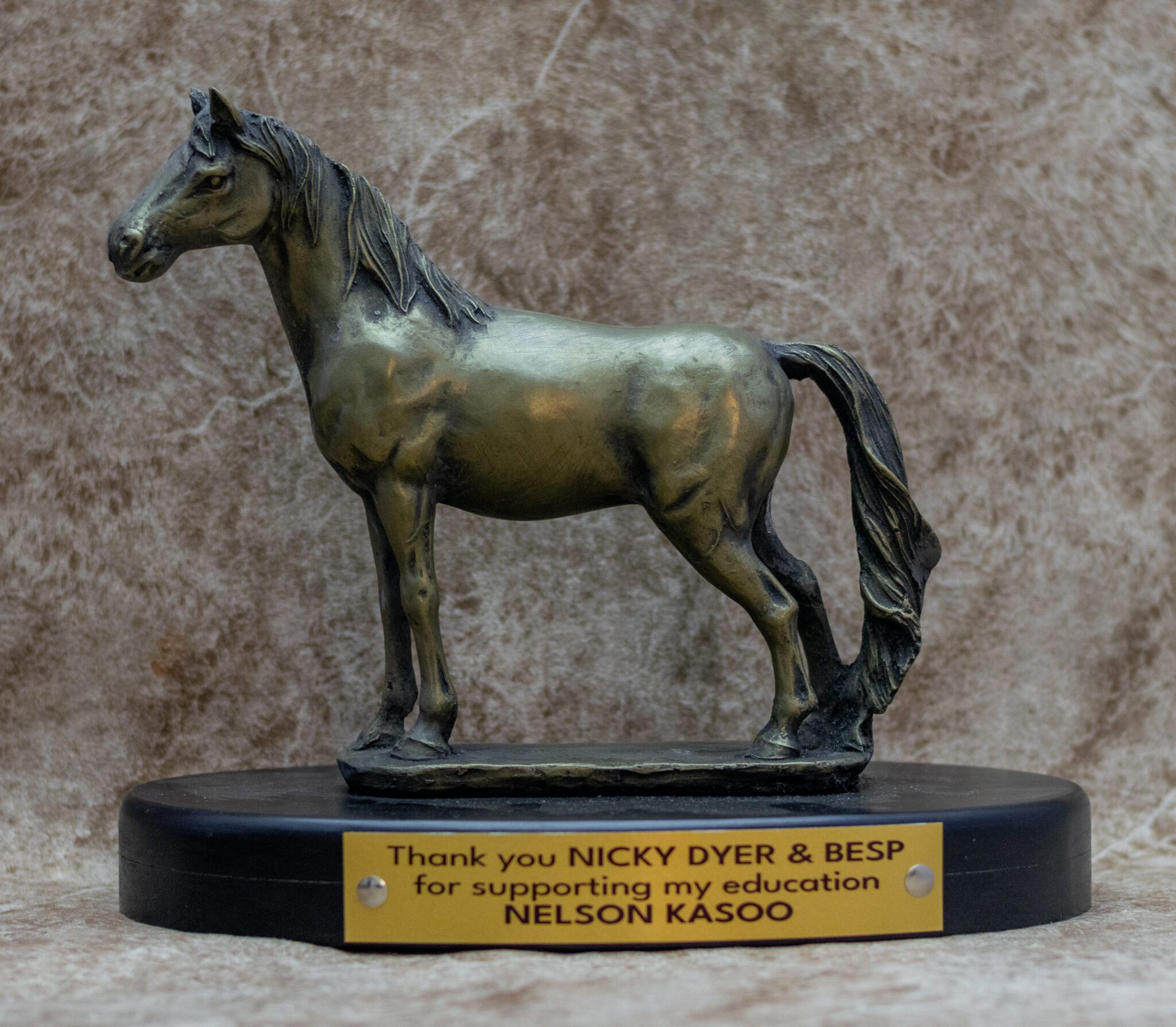 Cold Cast Horse Sculpture