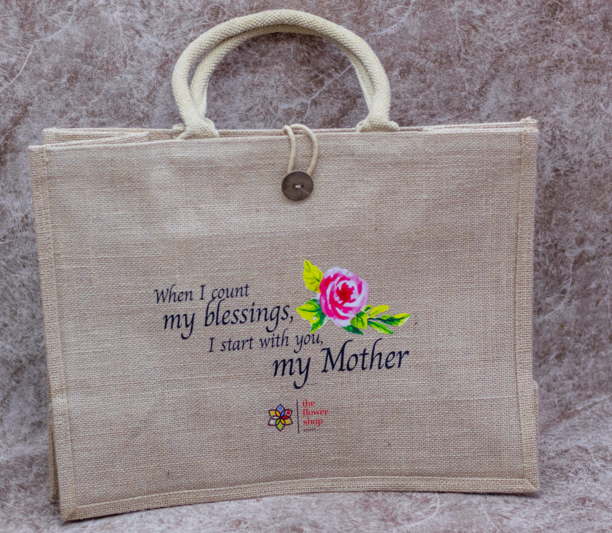 Mother’s Day jute bag