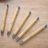 Eco-Friendly Bamboo Retractable Ballpoint Pen