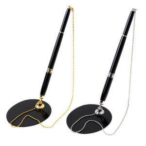 Luxury Business Signature Table Pen with Metal Bead Chain