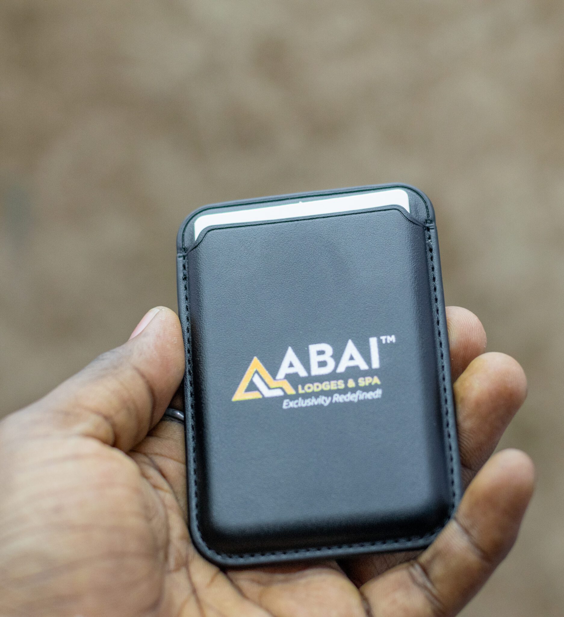 Elegant Personalized Leather Cardholder