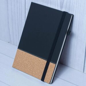 Executive Wooden & Black Notebook