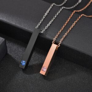 Engravable Bar Necklace