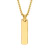 Customizable Gold Pendant Necklace