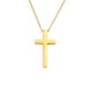 Gold Stainless Steel Cross Necklace