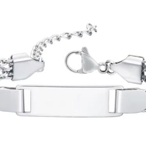 Silver Engraved Bracelet
