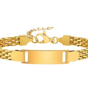 Customizable Gold Bracelet
