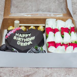 Handmade Chocolate Heart Cake