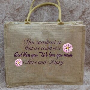 Personalized Jute Bag