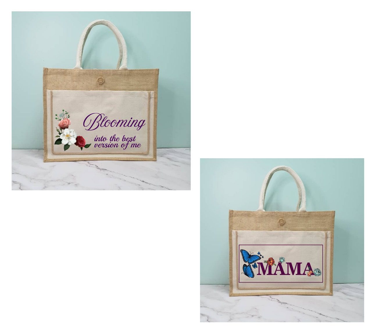 Unique Burlap Tote Bags