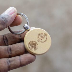 Personalized Wooden Keychain