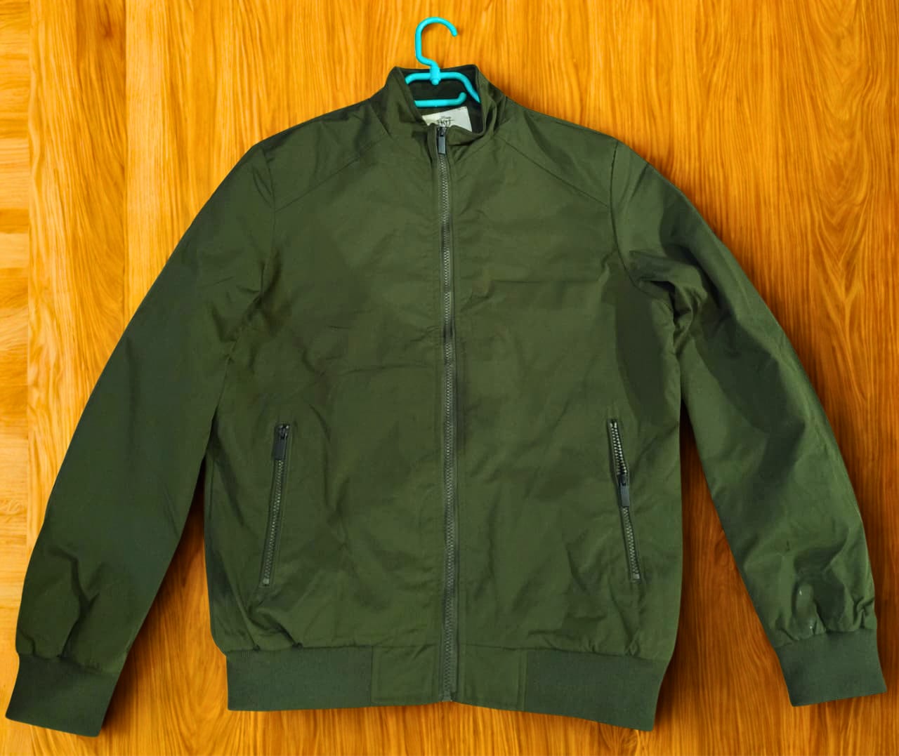 Premium Dark Green Men's Bomber Jacket