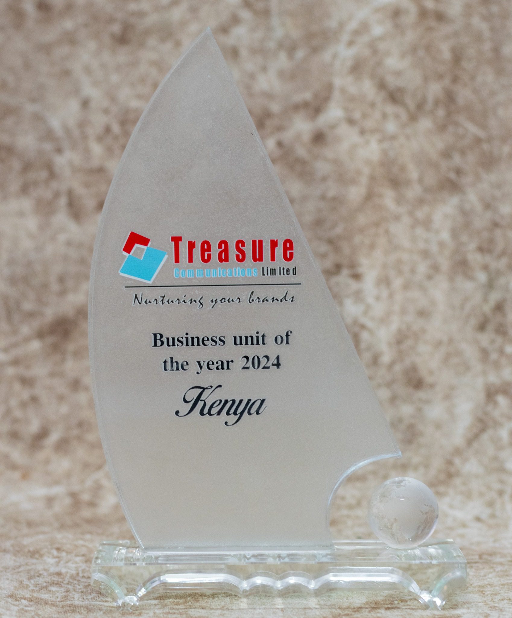 Elegant Custom Corporate Trophy