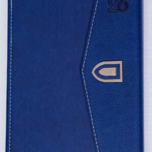 Premium Blue Leather 2026 Diary