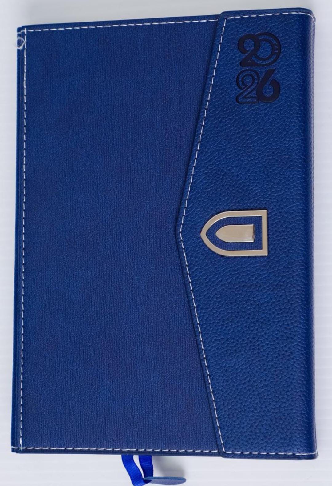 Premium Blue Leather 2026 Diary