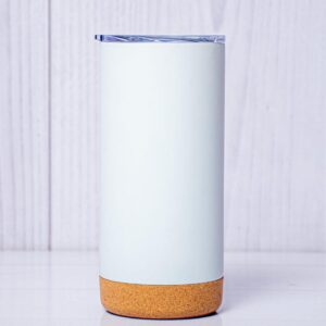 Minimalist Insulated Tumbler with Cork Base