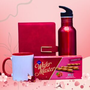 Red Gift Set – Stylish Everyday Essentials Gift Box