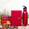 Red Elegance Gift Set - Premium Scottish Shortbread & Accessories