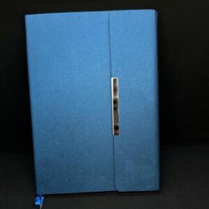 Premium Blue Hardcover Notebook with Magnetic Closure