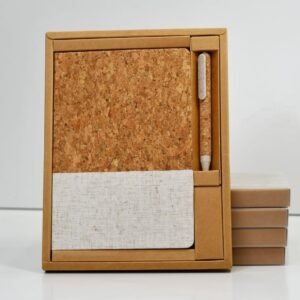 Eco-Friendly Cork Notebook & Pen Set