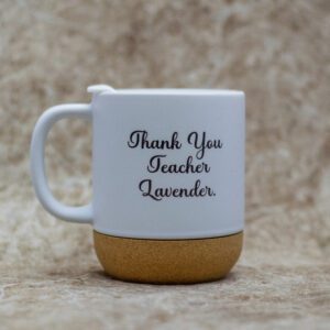 Personalized Ceramic Mug with Cork Base
