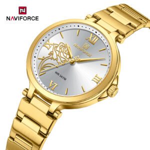 Luxury Gold Women’s Stainless Steel Watch