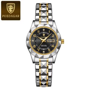 POEDAGAR Women’s Luxury Diamond Quartz Watch