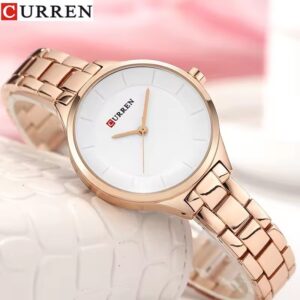 CURREN 9015 Rose Gold Stainless Steel Watch