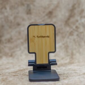 Personalized Bamboo Phone Stand