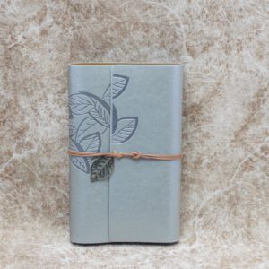 Vintage Leaf Embossed Leather Journal