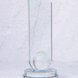 Premium Optical Crystal Award – Elegant Leadership & Recognition Trophy