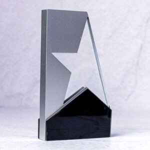 Silver Prism Trophy Award