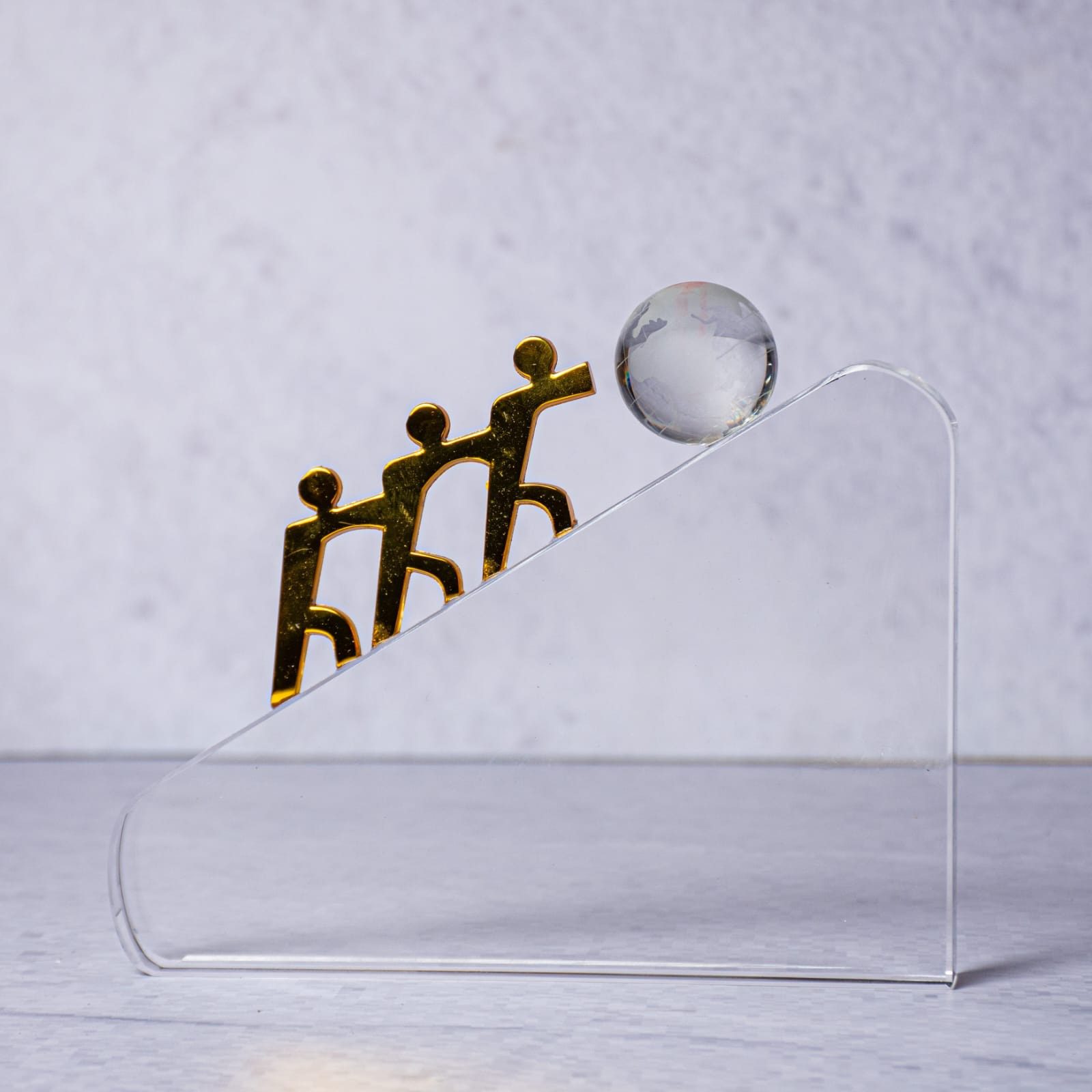 High-Grade Optical Crystal Teamwork Award.