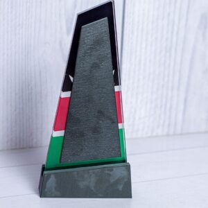 Kenyan Flag Trophy Plaque